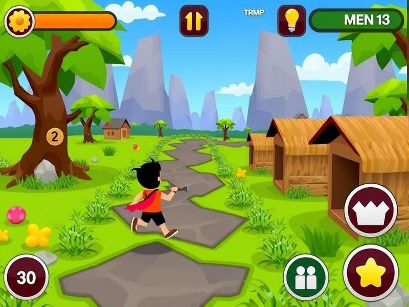 Super Cumin Runner gameplay screenshot